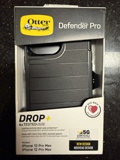 OtterBox Defender Pro iPhone 15 Plus / Pro / 13 / 12 cases Black - rugged w/clip