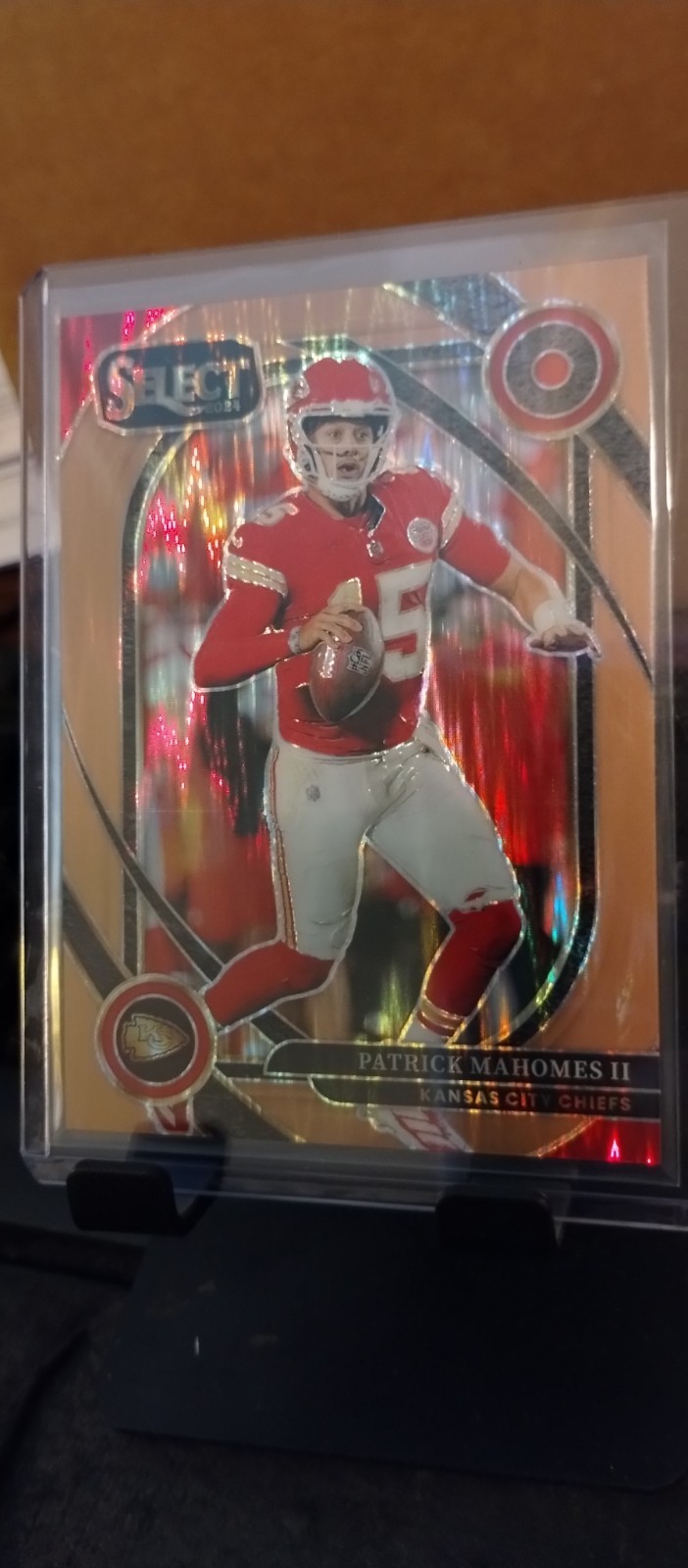 2024 Panini Select - Club Level Patrick Mahomes II #223 Copper Shock Prizm /299