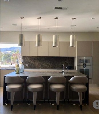 Barbara Barry Collection BBL 5088G Halo Tall Hanging Shade in Gild