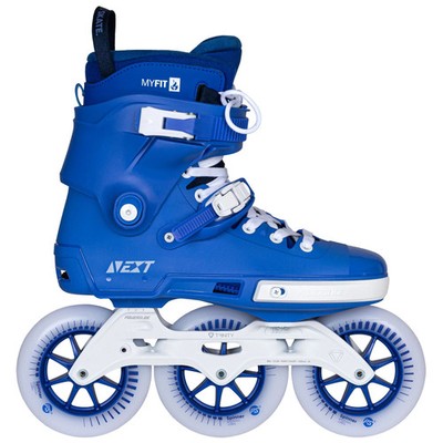 Powerslide Next 125 Deep Blue Urban Inline Skates 3x125mm Rollen TRINITY ABEC 9