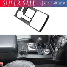 Center Console Gear Shift Box Panel Cover Trim Bezel for 4Runner 10+ Matte Black