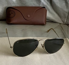 Vintage Ray-Ban Bausch & Lomb Aviators 58/14 Sunglasses USA