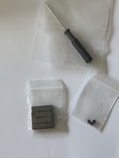 2 Pairs Square Black Metal Shoe Lace End Tips Aglets Replacement For Air Boots