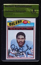 BAS 1977 Topps All-Pro Robert Brazile #240 Authentic Auto HOF ow6