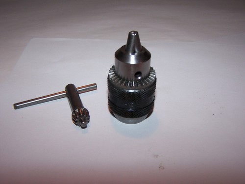 Unimat 3 / ROHITI Drill Chuck, 1/32"-5/16", THD M14x1 & Key, West Germany, #157