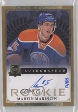 2013 Upper Deck The Cup Rookie Gold Patches/Auto 13/85 Martin Marincin Auto 2du