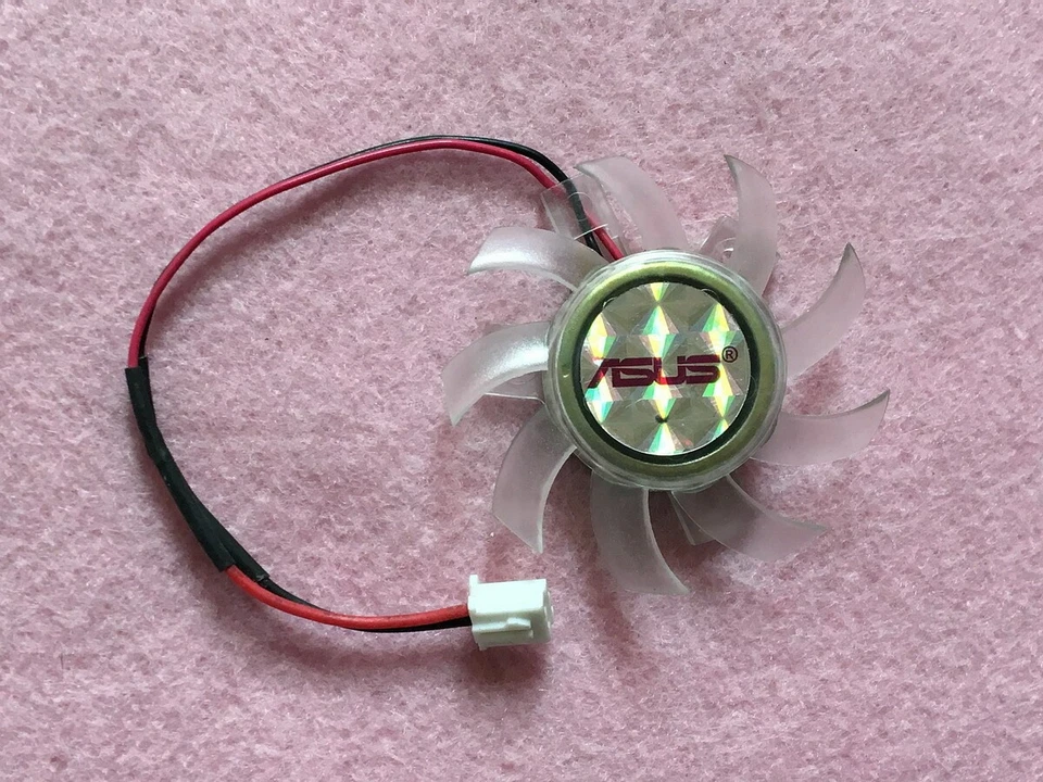 45mm ASUS MSI GIGABYTE VGA Fan Replacement 26mm 2Pin T125010DM DC 12V 0.15A R38 - Image 2 of 4