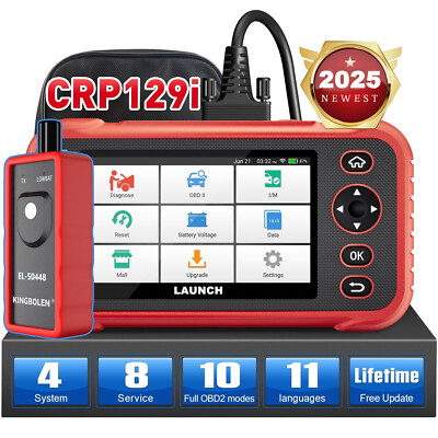 Launch CRP129I CRP129X OBD2 Car Scanner Engine ABS TPMS SRS SAS Diagnostic Tool