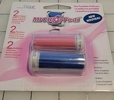 Emjoi Micro-Pedi Coarse Extra Coarse Refill Replacement Rollers Set Of 2