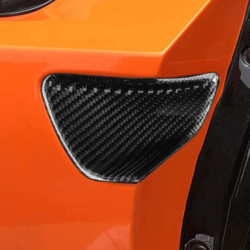 2pcs Door Handle Bowl Moulding Real Carbon Fiber Cover For Corvette C7 2014-2019 - Picture 10 of 12