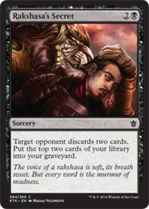 Rakshasa's Secret x4 - Khans of Tarkir - NM-Mint, English - Khans of Tarkir