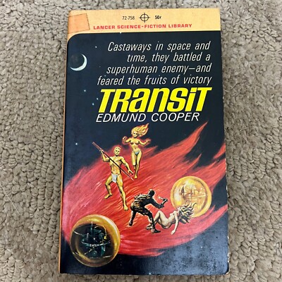 Transit Science Fiction Paperback Book by Edmund Cooper Lancer Books 1964