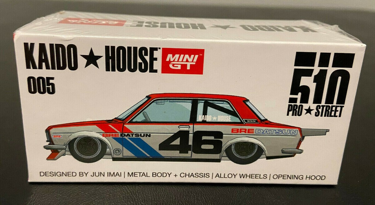 Mini GT Kaido House #46 BRE Datsun 510 Pro Street Version 1