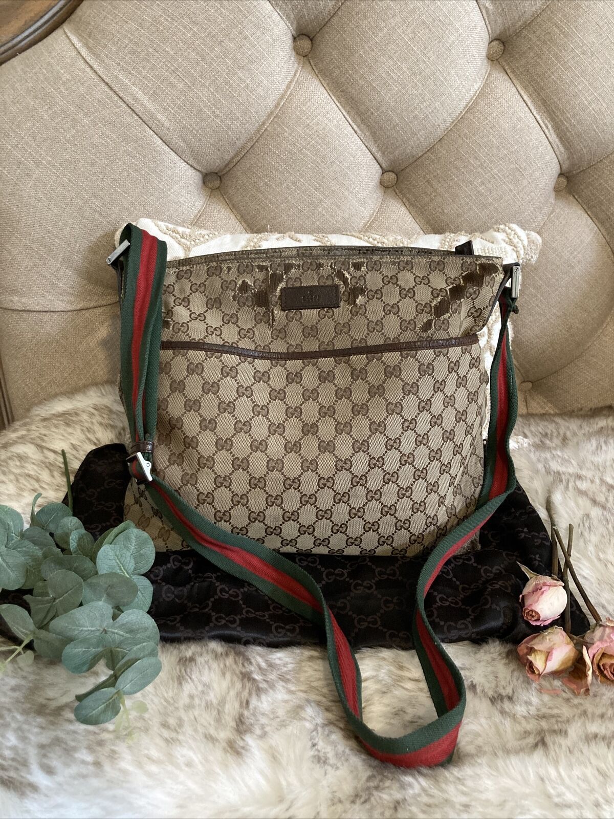 gucci vintage crossbody bag