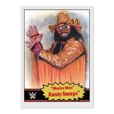 Topps Wrestling WWE Living Set - Card 50 - ''Macho Man'' Randy Savage