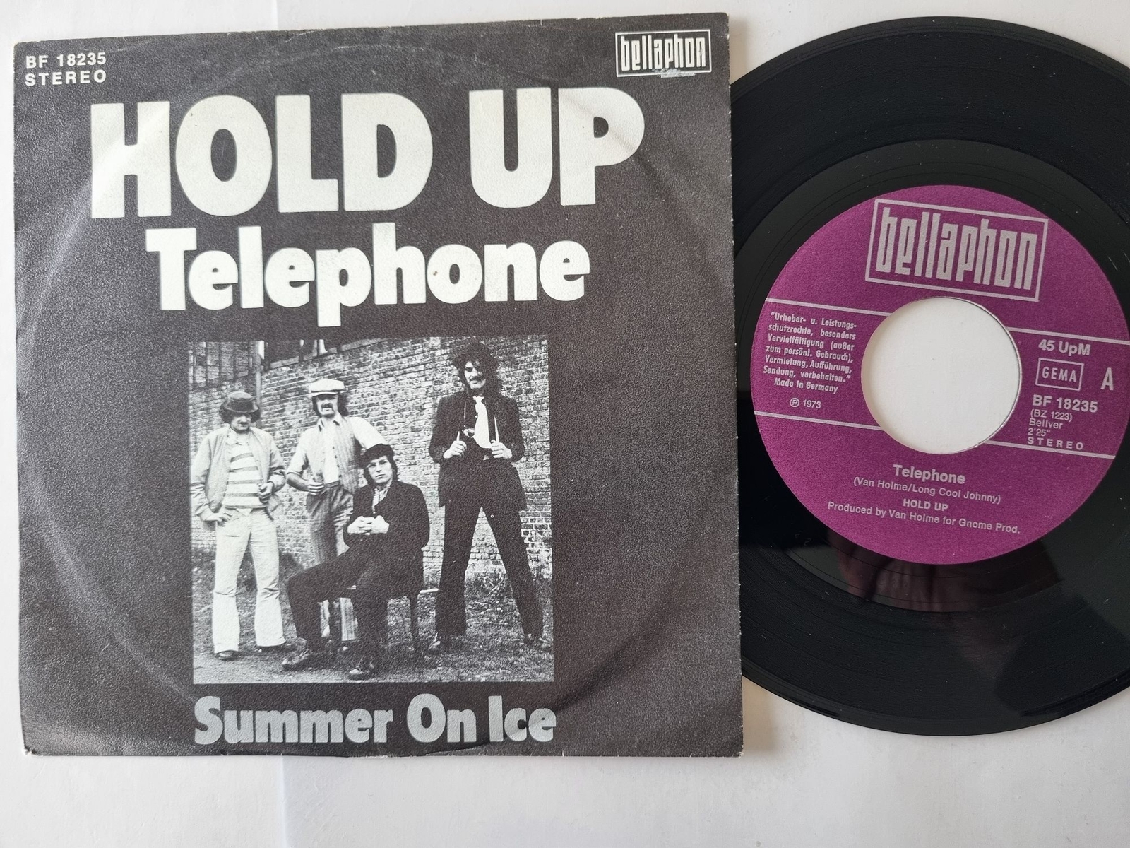 Hold Up - Telephone 7'' Vinyl Germany