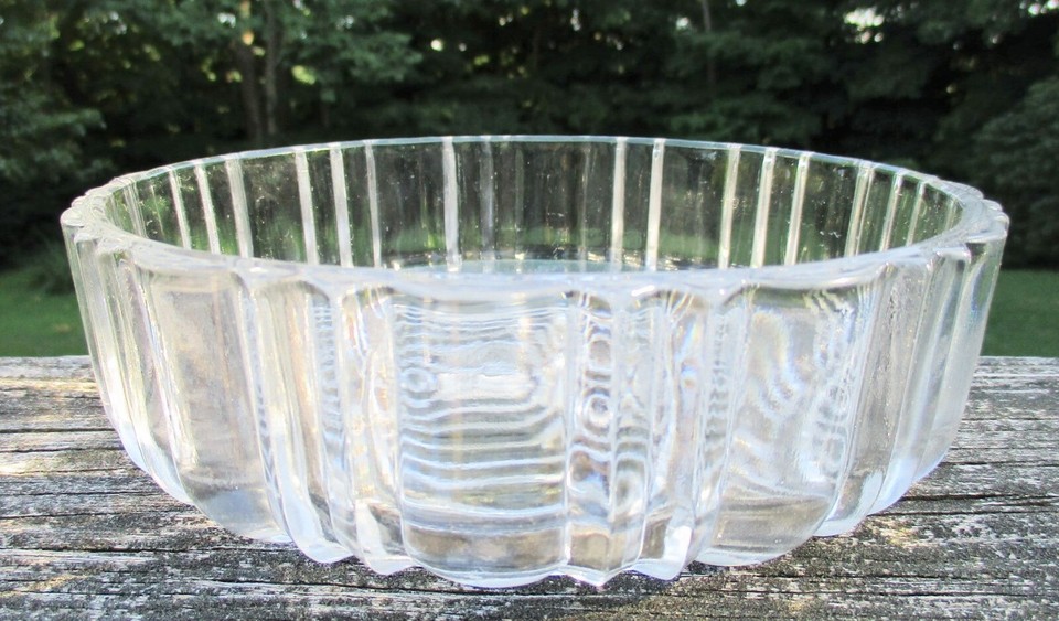 Vintage Anchor Hocking Old Cafe Crystal Glass Candy Dish BASE ONLY 