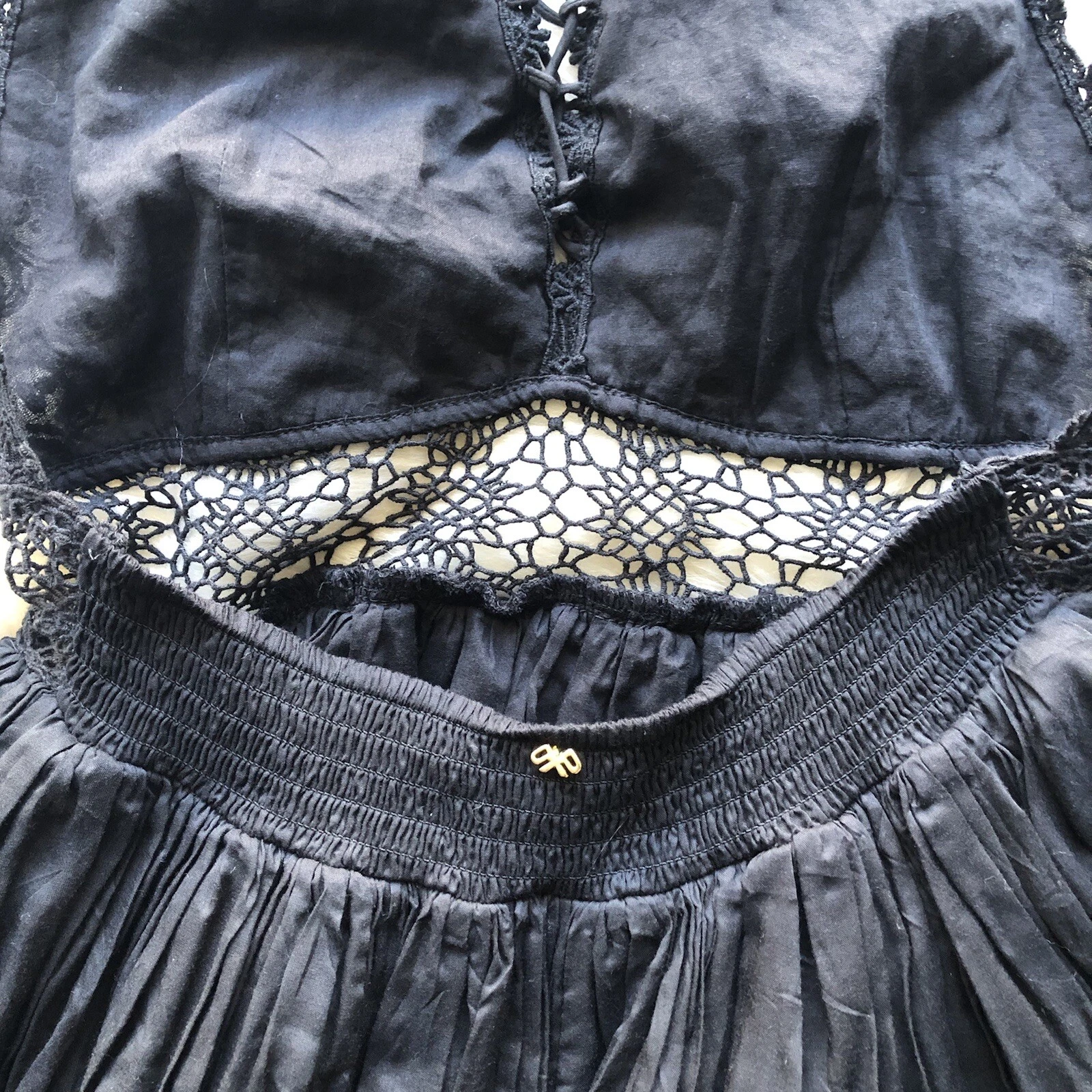 VALENTINO Pilyq Valentina Dress Black size XS S