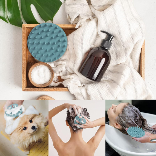 Scalp Massager Shampoo Brush, Wet & Dry Manual Scalp Care Head Scrubber Hair Was - Picture 6 of 12