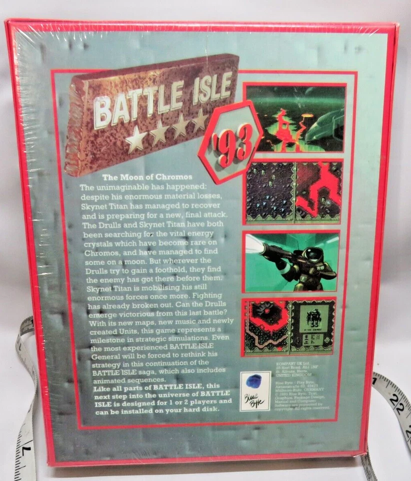 Battle Isle Platinum Data Disk 2 Moon of Chromos IBM PC Game Big Box 1993 Sealed - Image 3 of 3