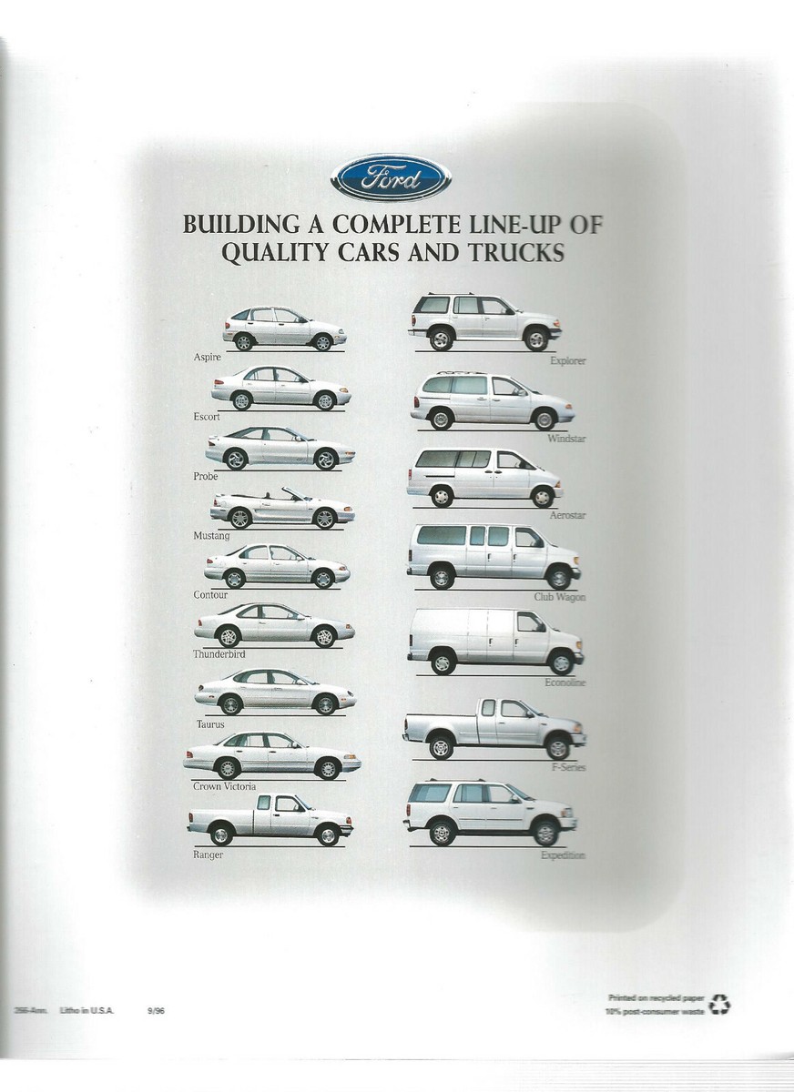 1997 Ford Aerostar brochure oem | eBay