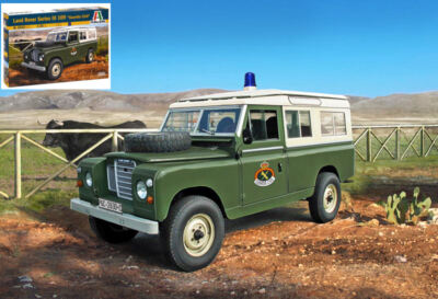 Modellauto Kit Auto diecast Italeri Land Rover Serie III 109 Wache Civil Kit