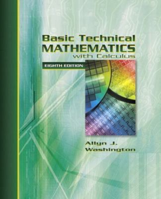 Basic Technical Mathematics With Calculus - 9780321131942, Washington, hardcover
