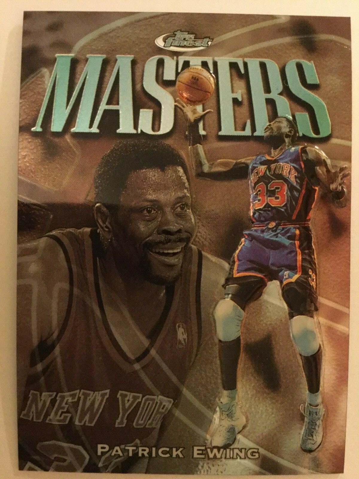 1997-98 Topps Finest Basketball - EMBOSSED Patrick Ewing  #124  M22 - VG