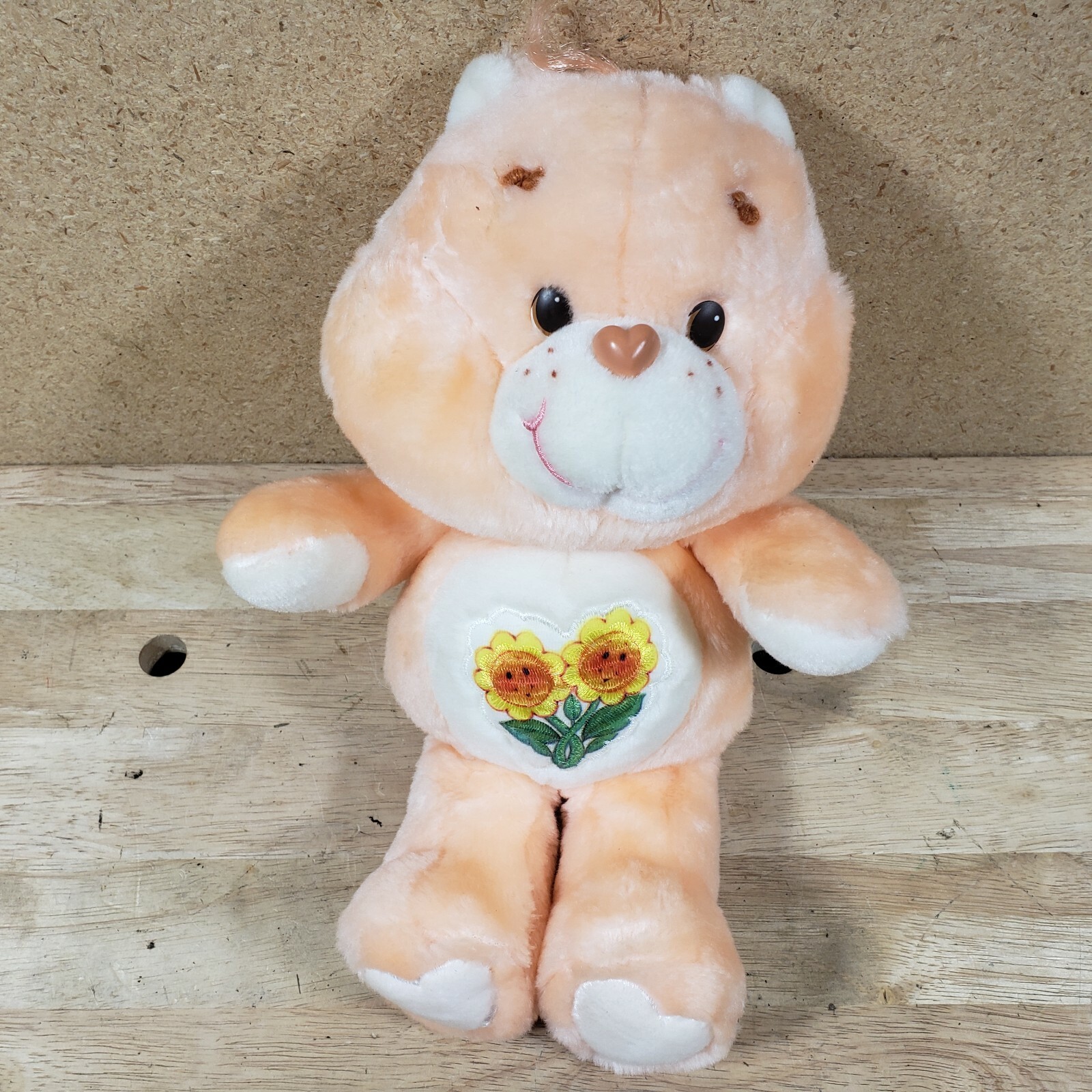 care bear with sunflowers