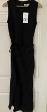 Zara Wrap Linen  Dress Size XS