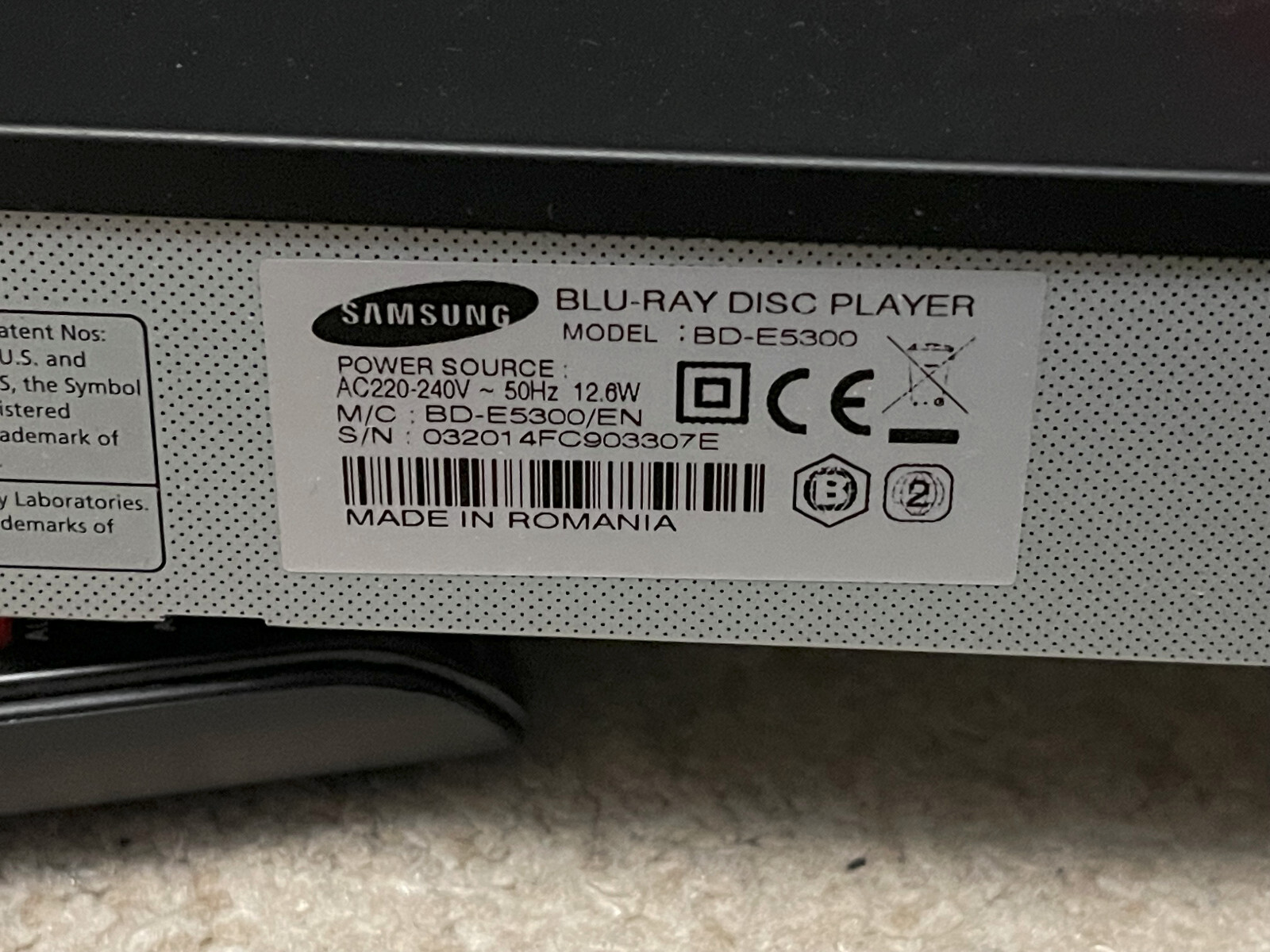 Samsung BDE5300 DVD & Bluray Player HDMI eBay