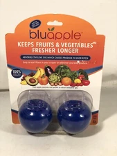 2-PACK NEW Bluapple Produce Saver Keeps Produce Fresh Longer - Reusable Made USA