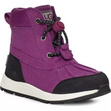 New UGG Turlock Waterproof Snow Boot Sweet Plum Purple Big Kids Sz US6/UK5/EU38