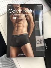 Calvin Klein Men's Underwear Micro Stretch 3-Pack Trunk SIZE CHOOSE