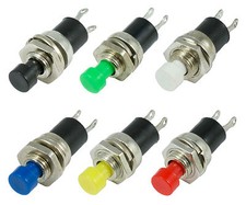 Off-(On) Miniature Momentary Push to Make Button Switch Mini SPST