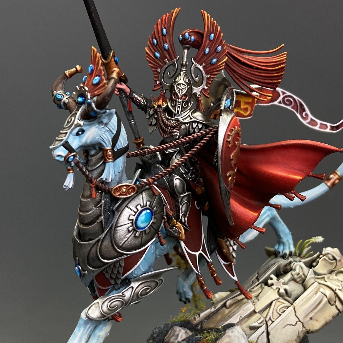 Lyrior Uthralle Warden of Ymetrica Warhammer AOS Painted Lumineth