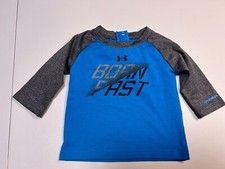 Under Armour 0-3M Baby Boy LS Shirt