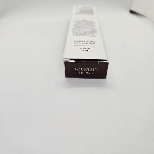 NIB Laura Geller Mighty Pen Liquid Eyeliner+ Stencil - Fountain Brown .019oz - Picture 2 of 6