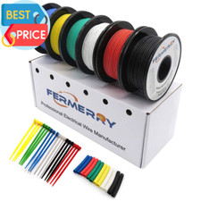 30 AWG Stranded Wire Spool 5Ft Each 6 Colors Flexible 30 Gauge Silicone Hook up