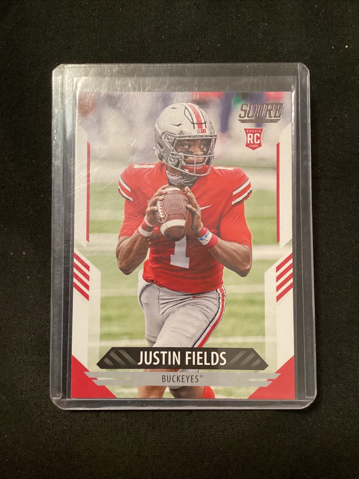 2021 Score Justin Fields Rookie #302.      JT8