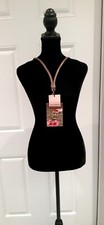 Juicy Couture Lanyard Crown Petal Stat Chestnut ID CC Holder