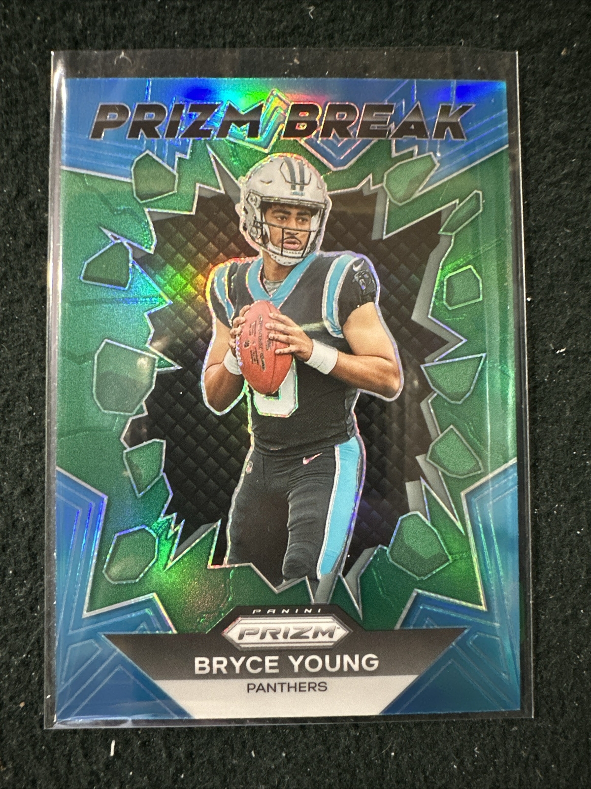 2023 Prizm - Bryce Young - RC Prizm Break - #PB-3 Green Holo Rookie Panthers 🔥