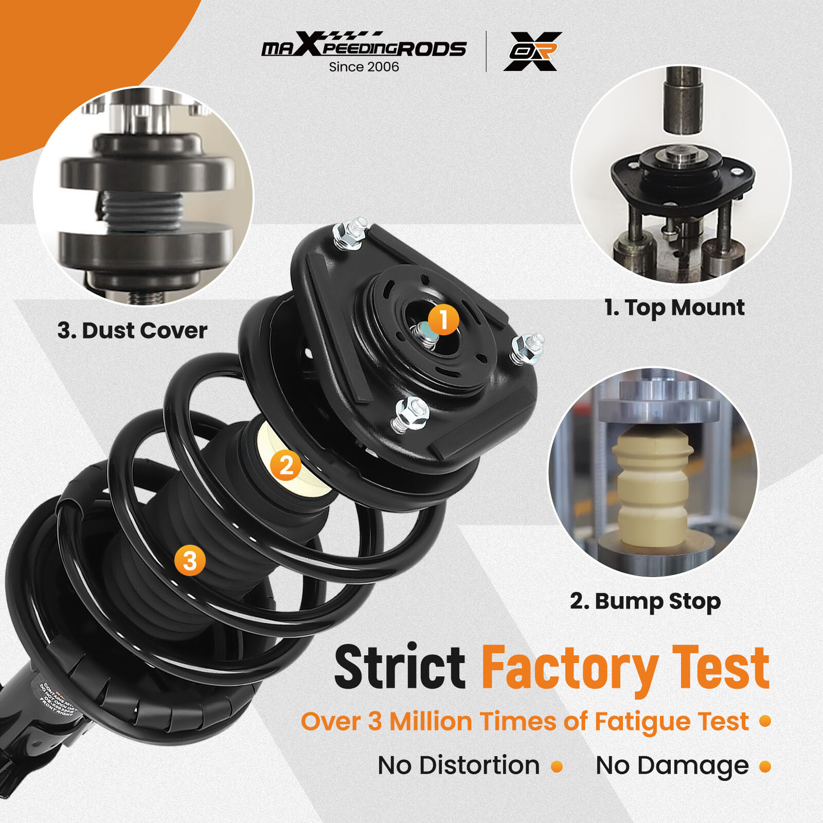 Quick Complete Suspension Kit Front Struts Control Arms For 03-08 Toyota Corolla