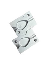 Lead fishing weight molds. Fishing aluminum mold a Ploska Drop 60 g. 2.11 oz.