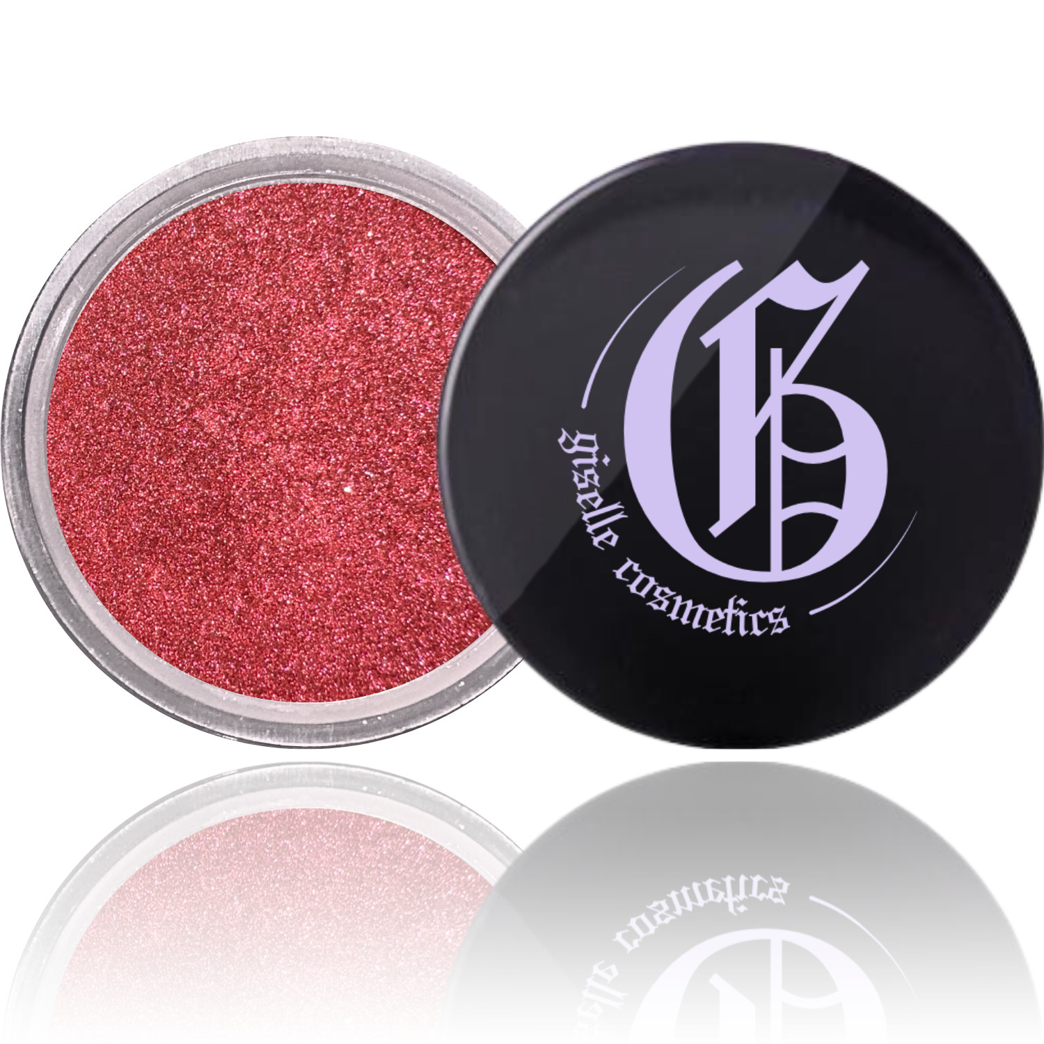 Giselle Cosmetics Loose Powder Mineral Eyeshadow Single 3g Crushed Ruby