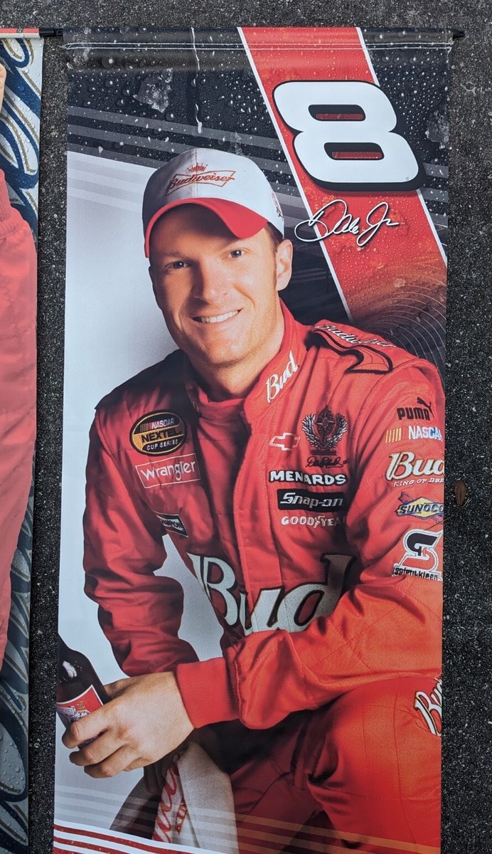 Dale Earnhardt Jr #8 Budweiser Racing Banner Vinyl 2 Sided