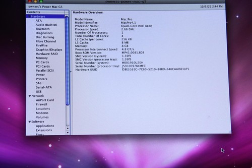 APPLE 820-2482-A INTEL XEON QUAD CORE @ 2.66GHz 8GB RAM SKU212281 - Picture 4 of 4