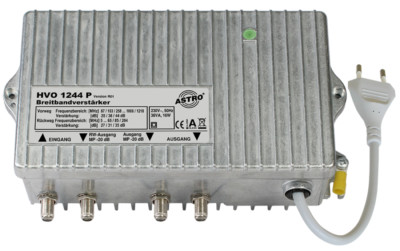 Astro HVO 1244 P Kabel TV Hausanschlussverstärker 44dB Downstream Rückwegfähig