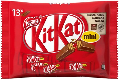 Nestle KitKat Minis - Schokoriegel - 13 Mini Riegel - 217 Gramm
