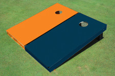 Orange And Navy Alternating Solid Set